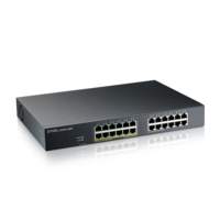 Zyxel GS1915-24EP | Managed L2 Switch | 24 Poorten | Gigabit Ethernet (10/100/1000 Mbps) | PoE | 1U Rackmount