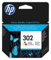 HP 302 | Originele Cyaan/Magenta/Geel Inktcartridge | 1 Stuk