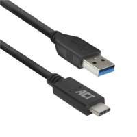 ACT AC7417 | USB 3.2 Gen 1 | USB-C naar USB-A | 2m | Zwart
