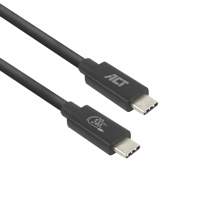 ACT AC7430 | USB4 | 20Gbps | 240W | USB-C naar USB-C | 1m | Zwart