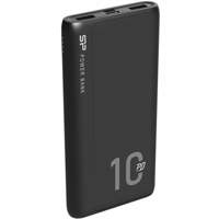 Silicon Power QP15 10000mAh Power Bank | Lithium-Polymeer | Zwart