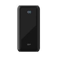 Silicon Power QS28 Powerbank | 20000mAh | 18W Power Delivery | 3-poorts USB-C & USB-A | LED-display | Zwart