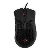 Baracuda CORAL RGB | Bedrade Gaming Muis | USB-A | 12800 DPI | Zwart