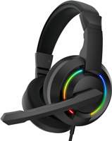 Baracuda HYDRA RGB Rainbow | Gaming Headset 3,5mm & USB | Zwart