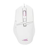 Baracuda RAPTOR RGB | Bedrade Gaming Muis | USB-A | 6400 DPI | Wit