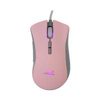 Baracuda LOBSTER RGB | Bekabelde Gaming Muis | USB-A | 6400 DPI | Roze