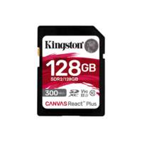 Kingston Canvas React Plus | SDXC | 128GB | Class 10 | UHS-II U3 | V90