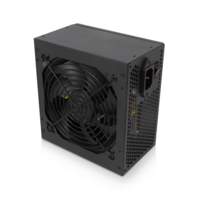 Eminent EM3908 | 600 Watt ATX Voeding | 20+4 pins | Actieve koeling | Zwart