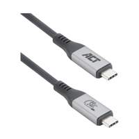 ACT AC7431 | Thunderbolt 5 USB4 Kabel | USB-C naar USB-C | 1,5 m | USB-IF gecertificeerd | Zwart