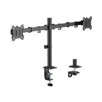 Sbox Desktop Dual Arm | Monitorarm 17 tot 32 inch | VESA 75x75 en 100x100 | 2x Max. 9 kg
