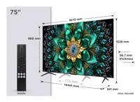 TCL 75Q6C | 75" 4K Ultra HD QD-MiniLED | 120Hz | Google TV | Dolby Vision | HDMI 2.1 | Smart TV | OPEN BOX
